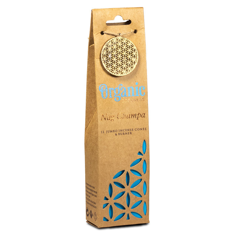 Encens cône organic goodness  nag champa + brûleur