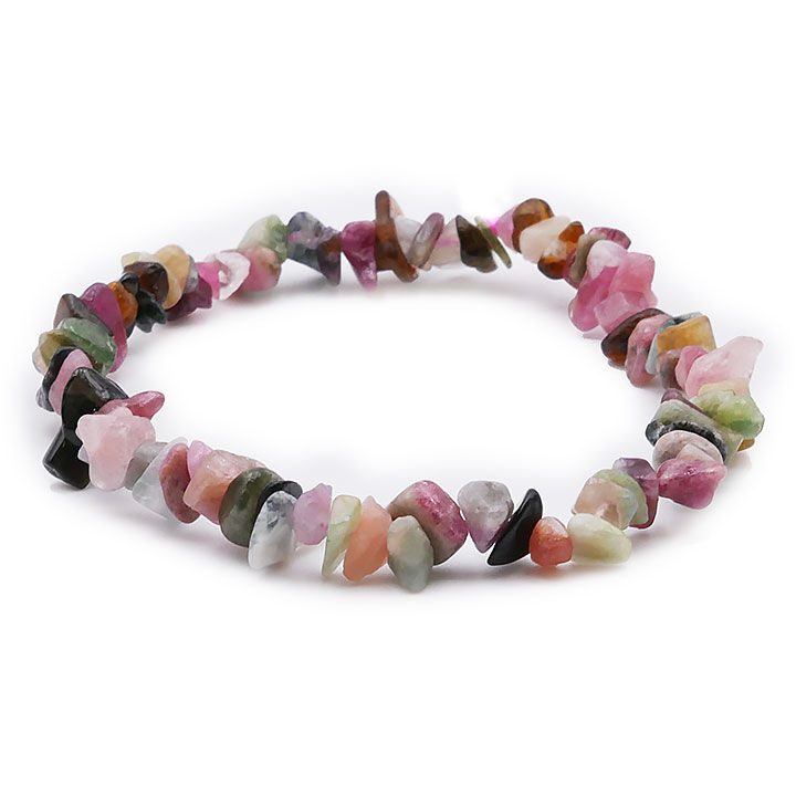 Bracelet baroque TOURMALINE MULTICOLORE