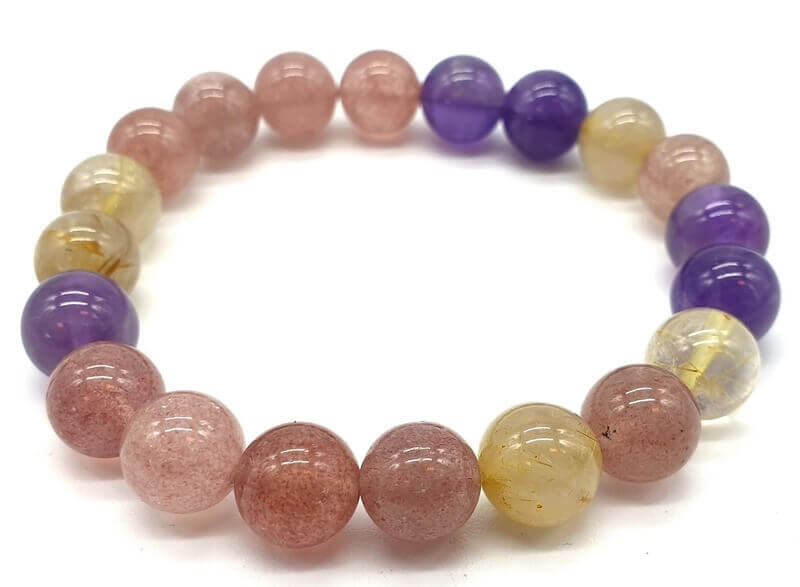 Bracelet boule Super Seven 10mm