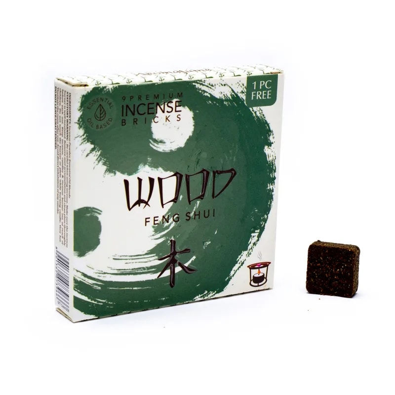 Aromafume Briques d'encens Feng Shui Bois