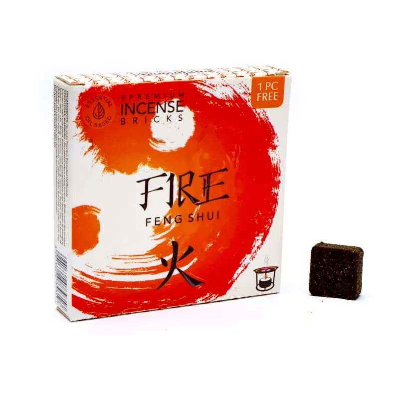 Aromafume Briques d'encens Feng Shui Feu