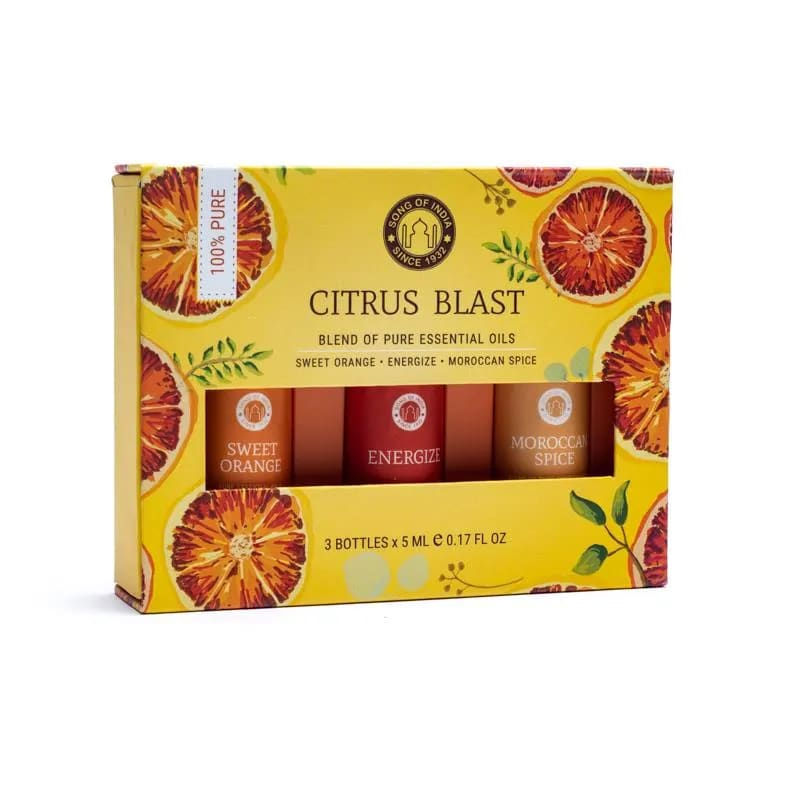Set d'huiles essentielles d'aromathérapie Citrus Blast
