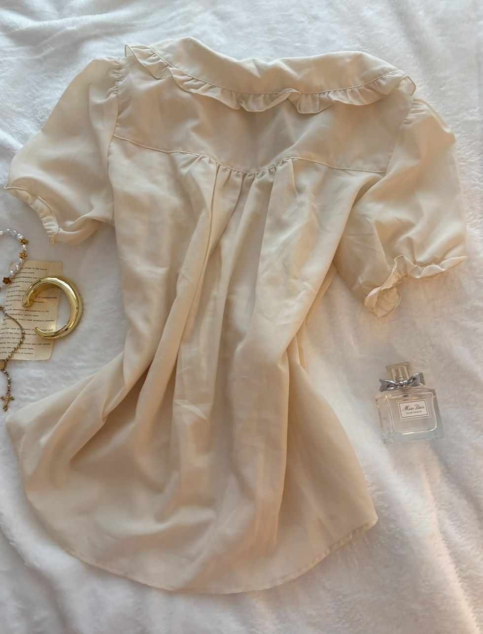 Thumbnail: ❀ True Lolita Ribbon Tied Lolita Buttoned Shirt ❀