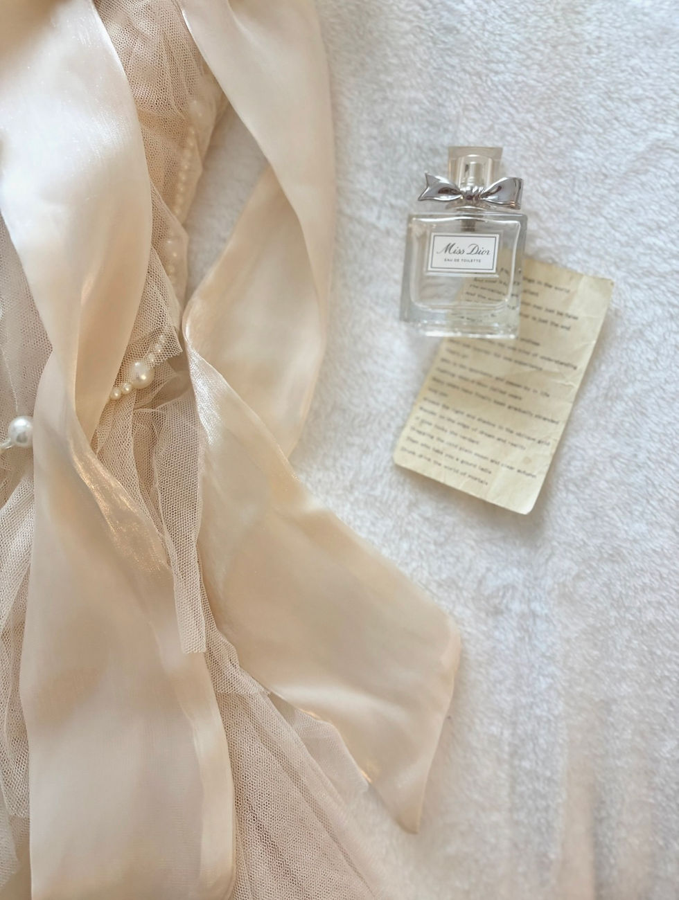 Thumbnail:  ❀ Ivory Dollette Layered Angelic Pearl Ruffle Dress ❀