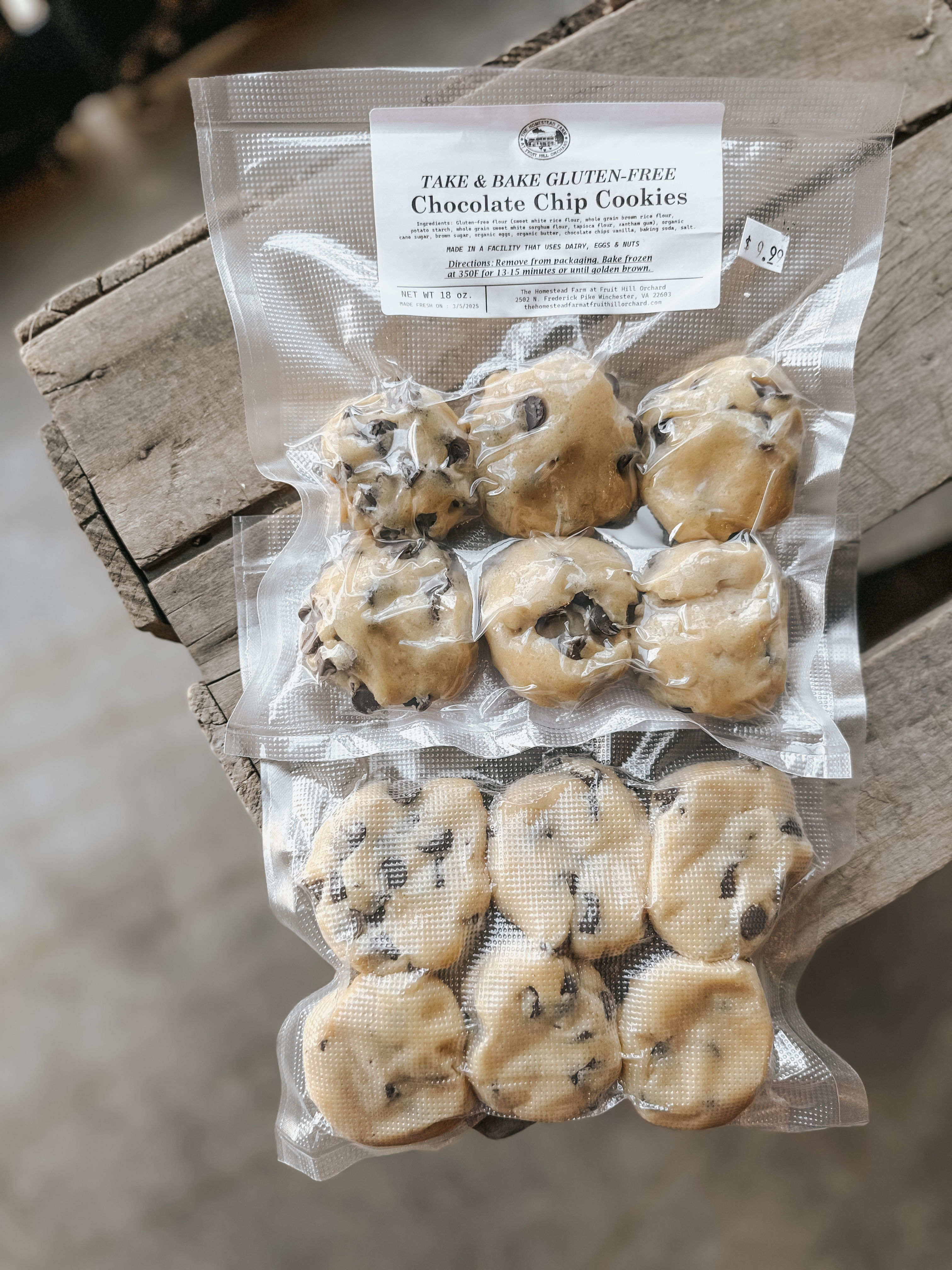 Gluten Free Take & Bake Cookies