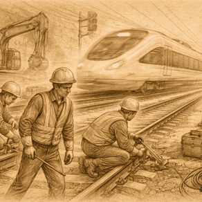 Trenes en movimiento: el riesgo invisible del mantenimiento ferroviario