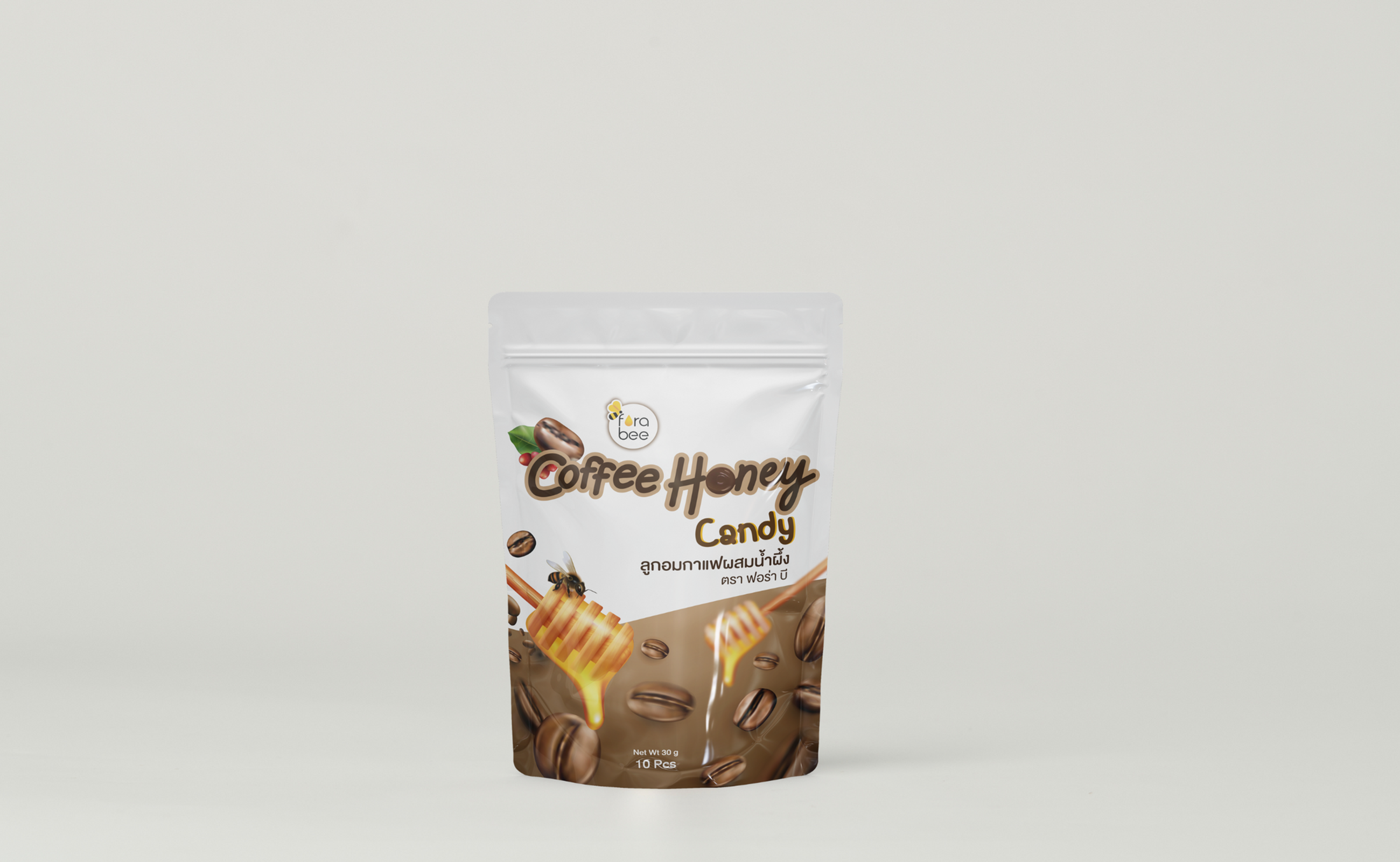 ลูกอมกาแฟผสมนํ้าผึ้ง