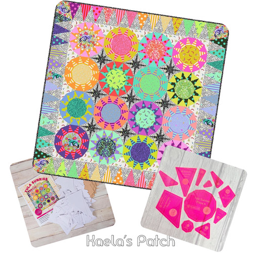 Tula Pink Sunrise Pattern, Papers and Templates Pack | Kaela’s Patch