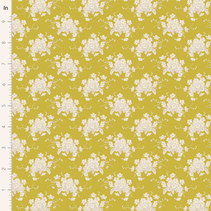 Tilda - Sunday Brunch - White Flower Sour Yellow