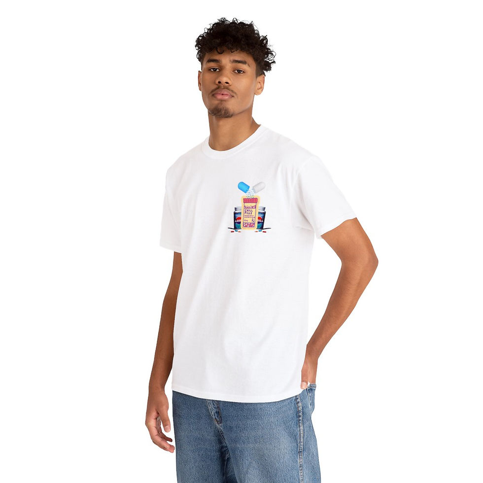 Thumbnail: Chill Pill Unisex Heavy Cotton Tee