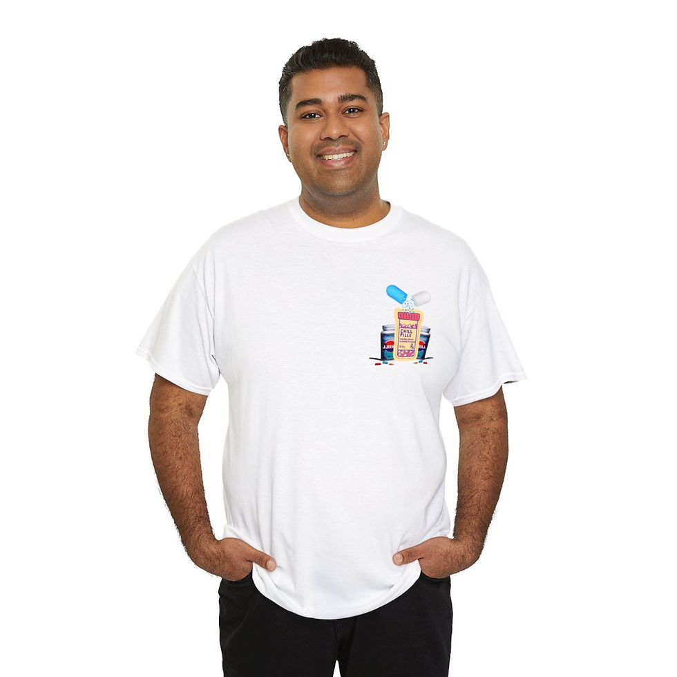 Thumbnail: Chill Pill Unisex Heavy Cotton Tee