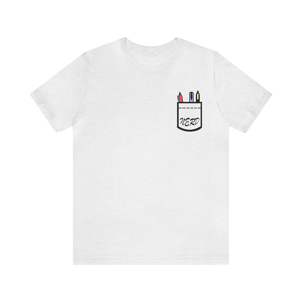 Thumbnail: Nerd Pocket Protector, Unisex Jersey Short Sleeve Tee