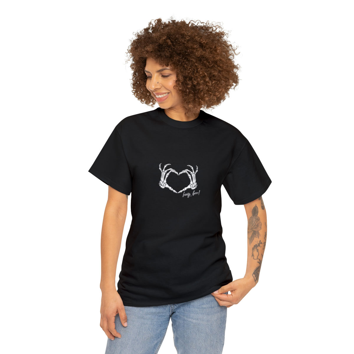 Hey BOO, Heavy Cotton Tee