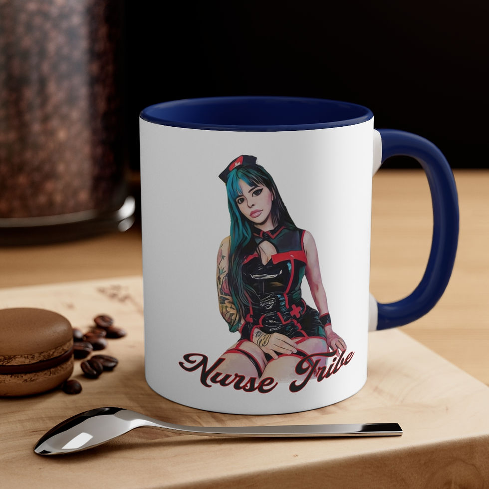 Thumbnail: Nurse Tribe Accent Coffee Mug, 11oz
