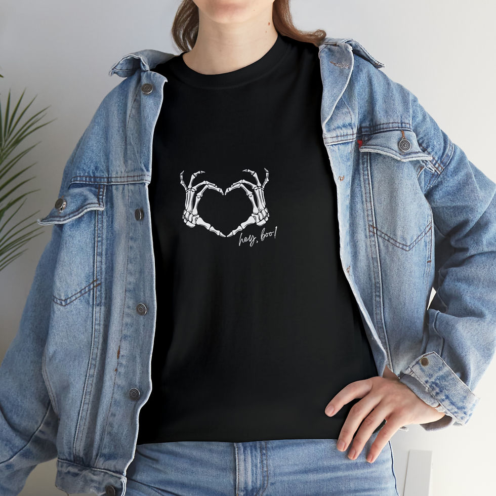 Thumbnail: Hey BOO, Heavy Cotton Tee