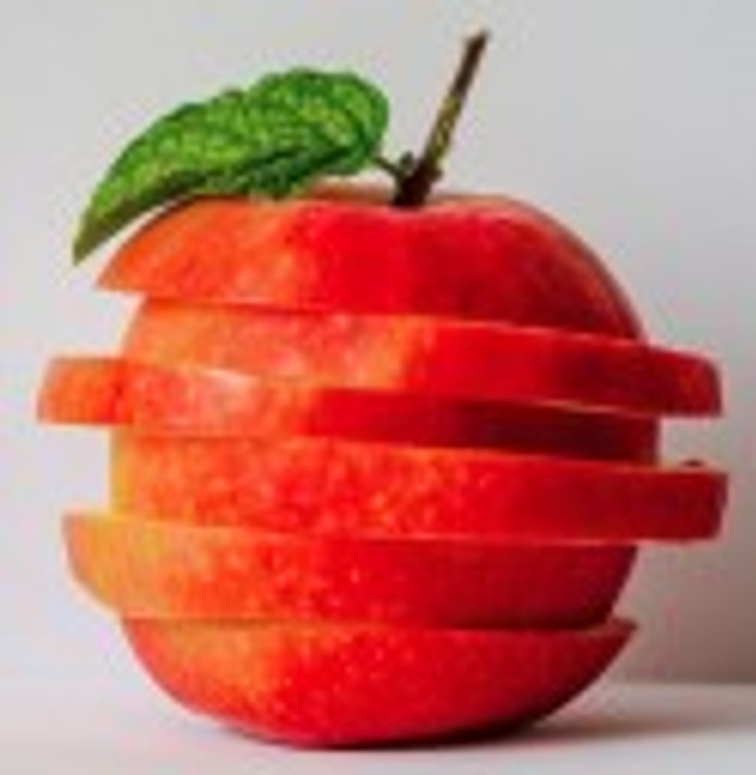 sliced apple