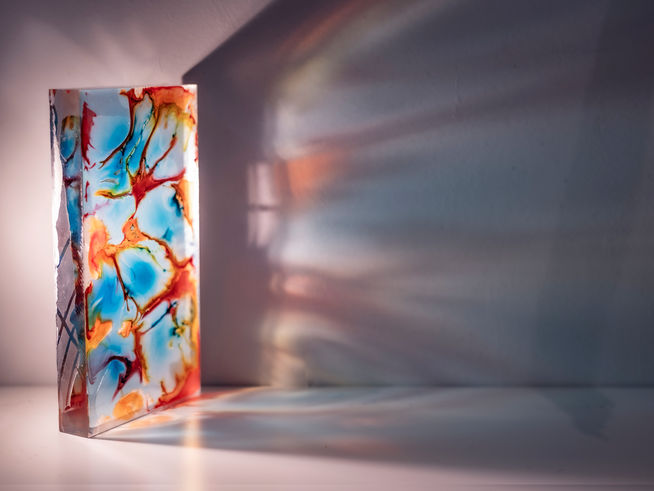 installation, artcontemporain, loupes, microcosme, macrocosme, waterart, scienceart