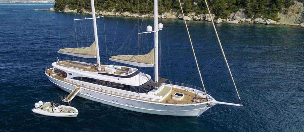 Luxury Gulet Charter Acapella Croatia air