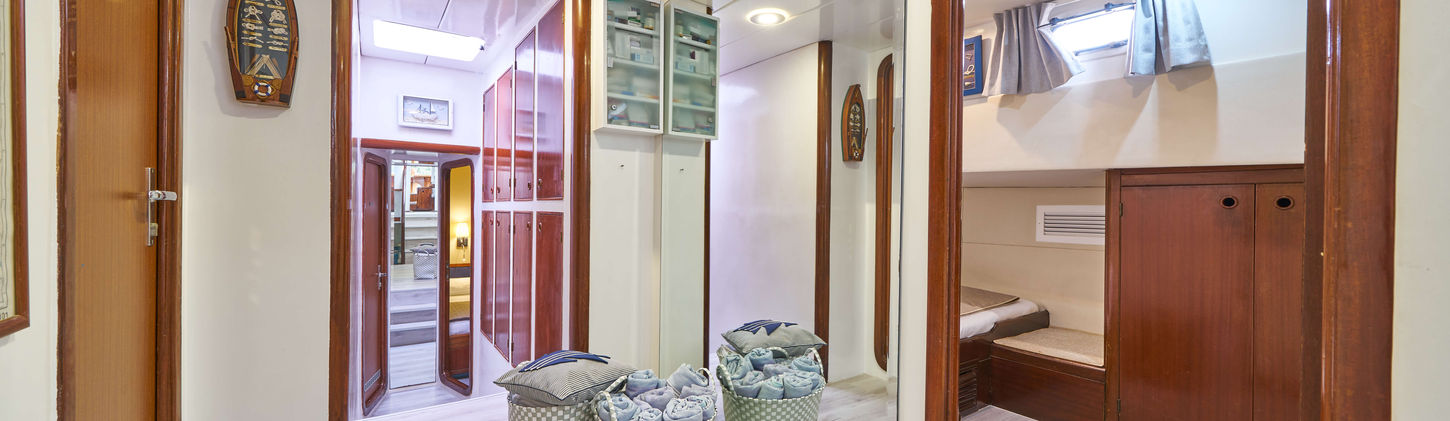 Luxury Double Cabin Interior Gulet Fortuna 33m Croatia