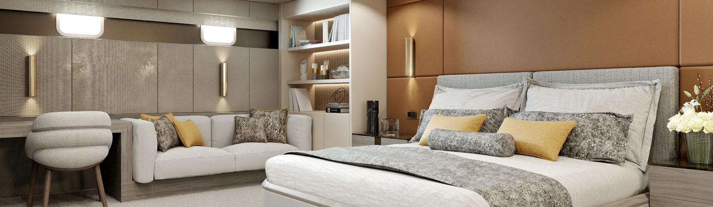 VIP suite in Gulet Nocturno with ample storage