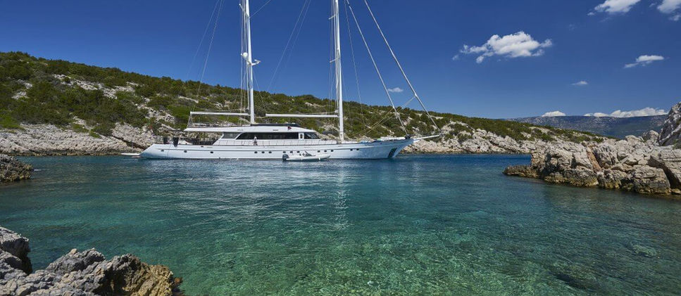 Luxury gulet Lady Gita sailing in Croatia