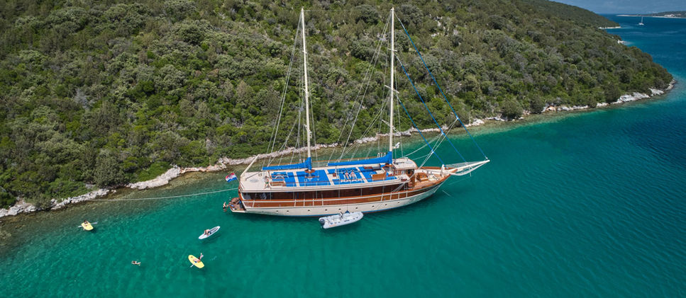 Gulet Tajna Mora 31m Charter Yacht Sailing Croatia
