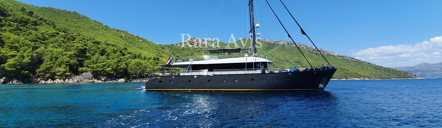 Rara Avis luxury gulet 33m sailing the Adriatic Sea, Croatia charter