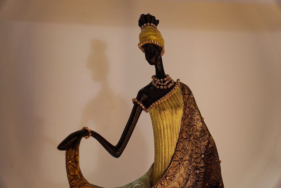 Miniatura: Africana de chale na cintura