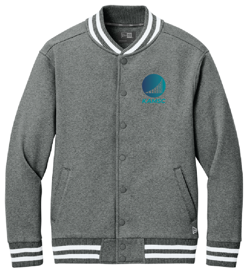 Thumbnail: KAMSC Embroidered Varsity Fleece Jacket