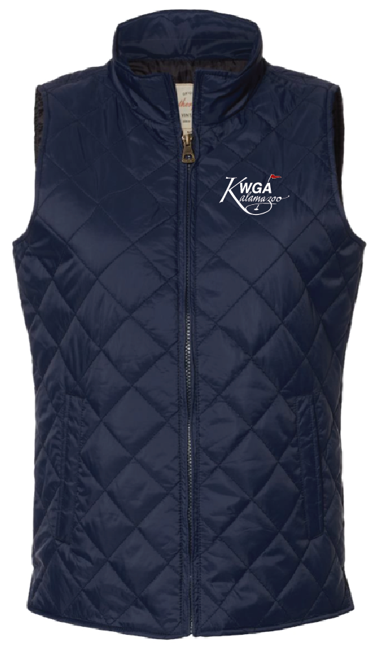 KWGA Women's Quilted Vest