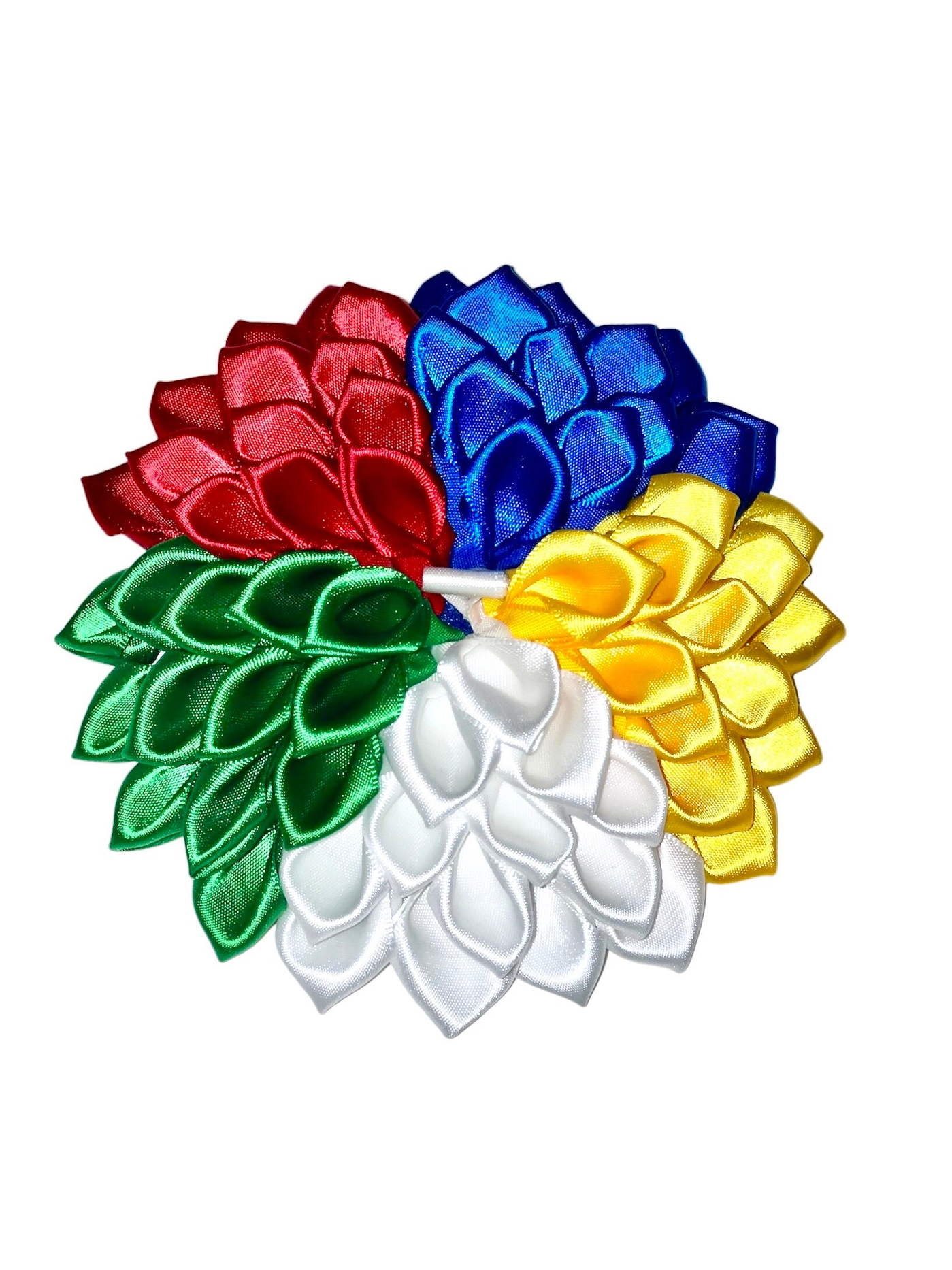 Exquisite OES colored flower brooch corsage pin for women.