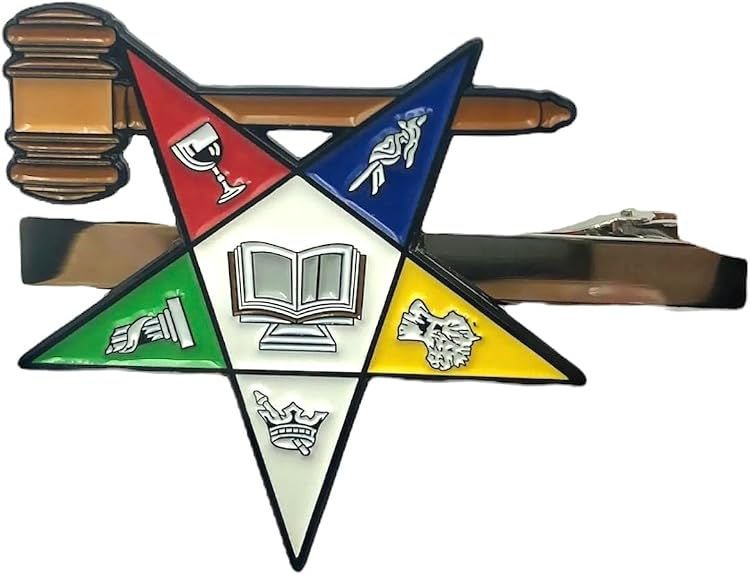 Thumbnail: Order of the Eastern Star Sash Clip | OES Regalia