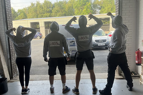 Team in new Hoodies