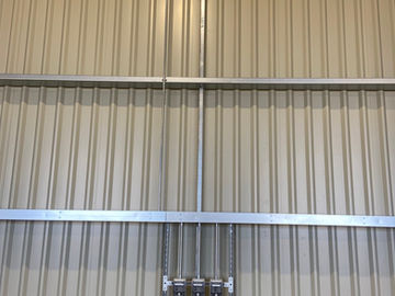 Trunking installation at Kingshill Farm