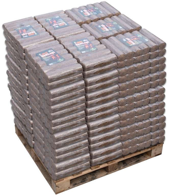 Thumbnail: MyFuels Ignite Blaze Logs 6 Packs stored on a pallet