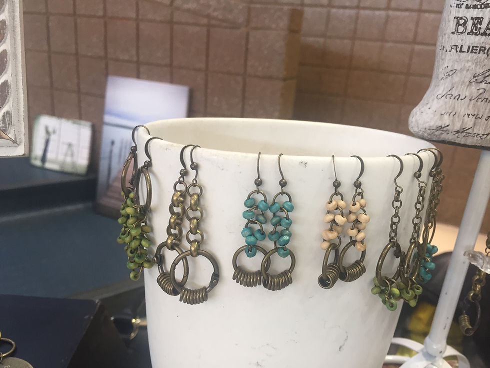 Sterling Silver earrings handmade by Lilacpop Studio in Ferndale, MI.