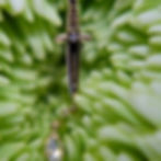 Eye-level view of a close-up of stunning gold jewelry