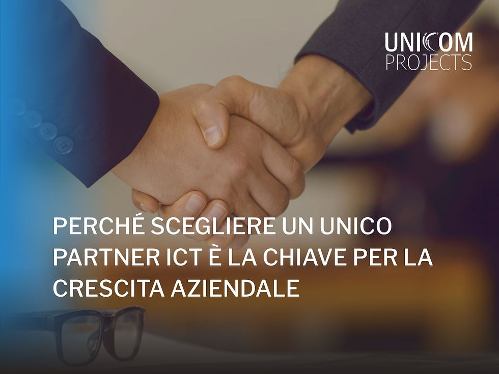 Perché scegliere un unico partner ICT è la chiave per la crescita aziendale