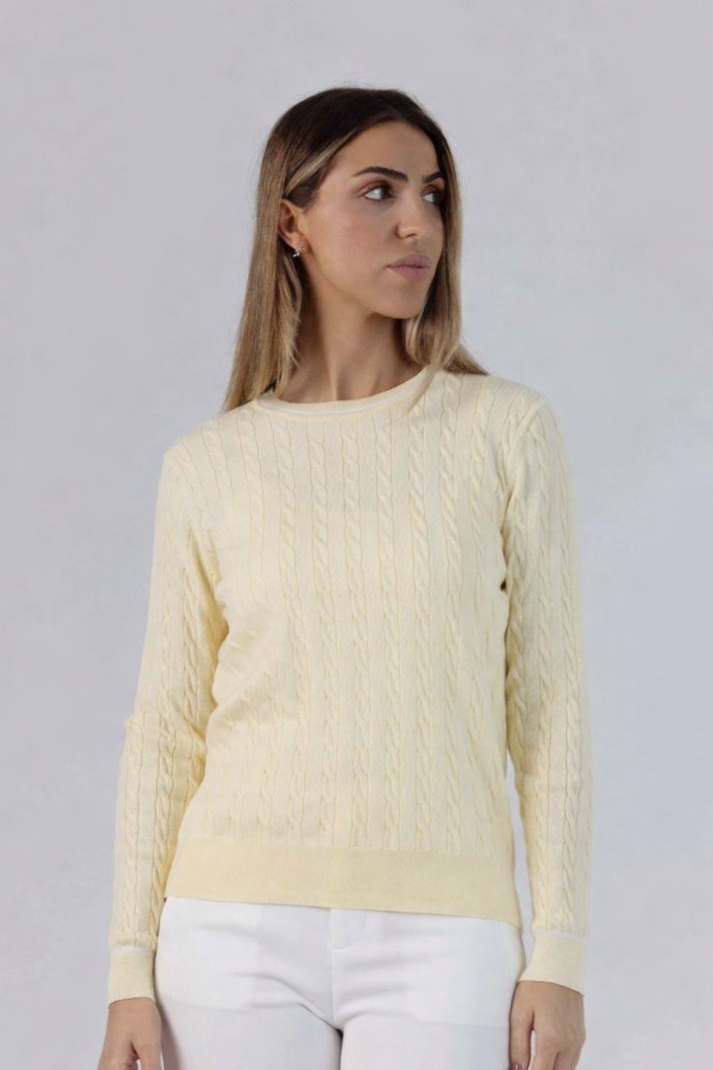 Camisola Malha Trançada