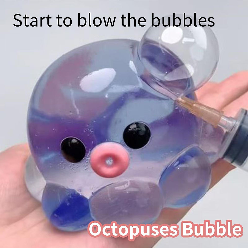 Miniatura: SquishyBubble Pop Fidget Toy Squeeze Sensory Ball Octopus Popper Anti-ruido