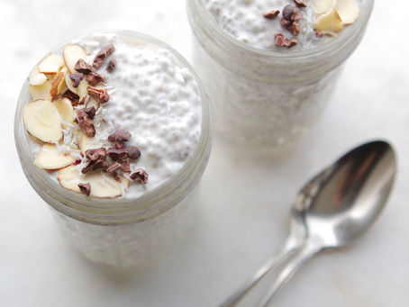 5-minute, 4-ingredient coconut chia pudding
