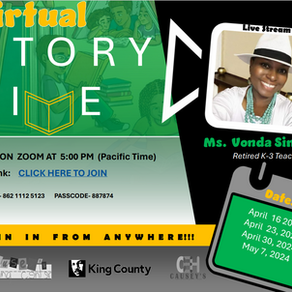Engage Your Child's Development Through Virtual Story Time with Ms. Vonda!