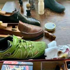 All types of shoes