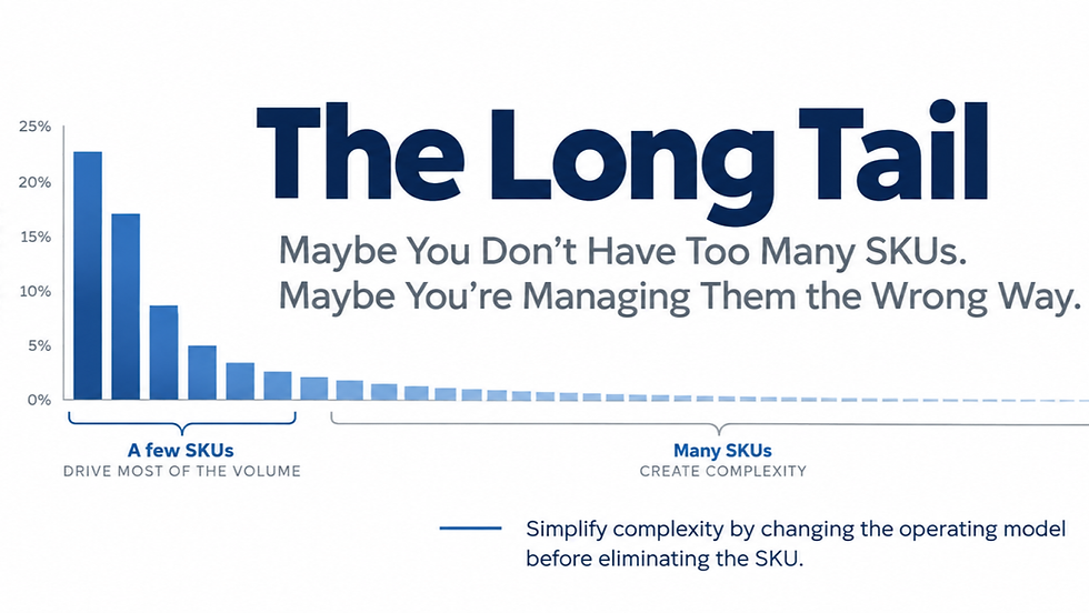 The Long Tail: Maybe You Don't Have Too Many SKUs. Maybe You're Managing Them the Wrong Way.