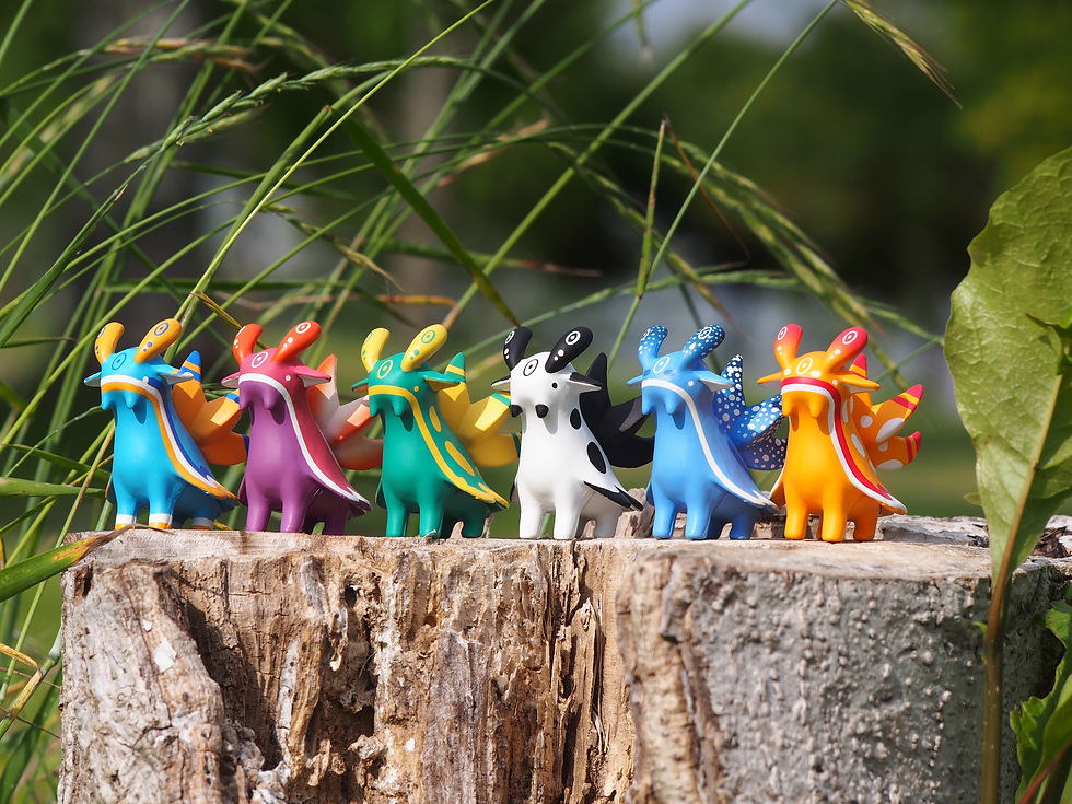 ウミウシドラゴンマスコットフィギュア