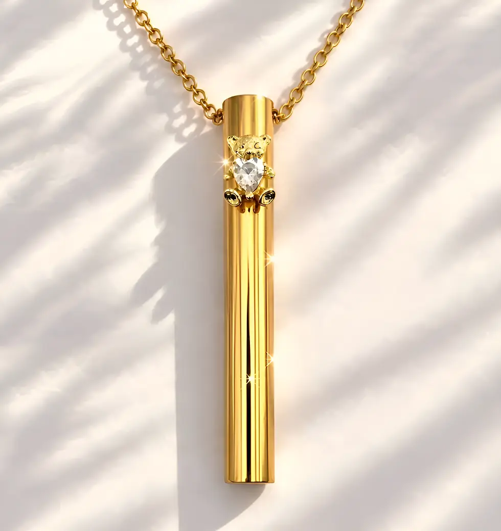 Thumbnail: Teddy Sensory Anxiety Relief Necklace