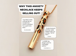 ChaLuMu Rose Jaguar Bestselling Anxiety Necklace