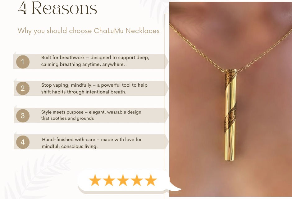 Four reasons to use a Chalumu Breathwork Necklace