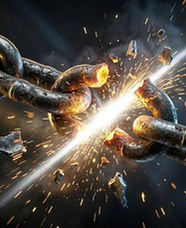 Chains breaking apart