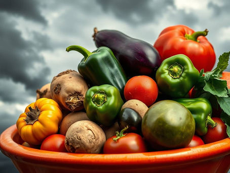 Potatoes, Tomatoes, Eggplant and Peppers belong to the Nightshade family